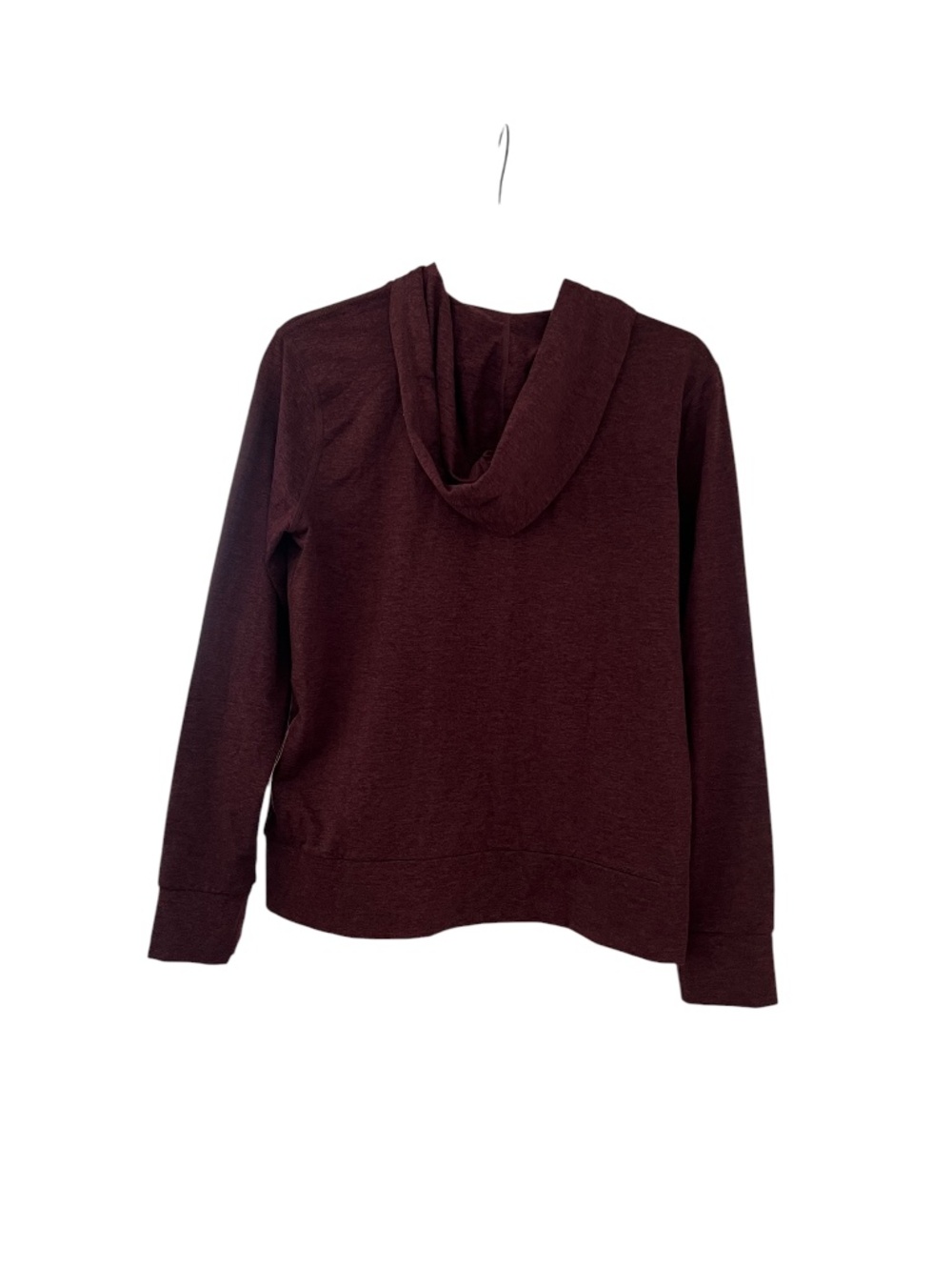 Vuori Halo Modern Full Zip Hoodie Heathered Maroon (S) - Picture 5 of 5